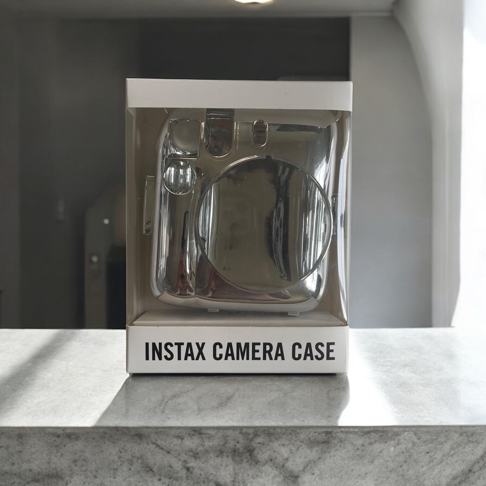 Instax Mini 12 Camera Case from Urban Outfitters (Silver/Chrome)